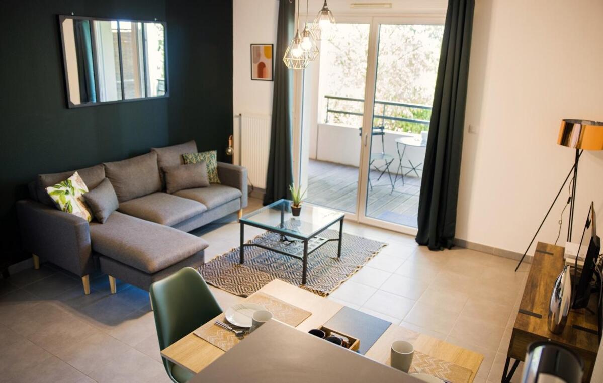 Apartamento Le Jardin Séquoia - Terrasse - Parking - Arrivée Autonome LʼUnion Exterior foto